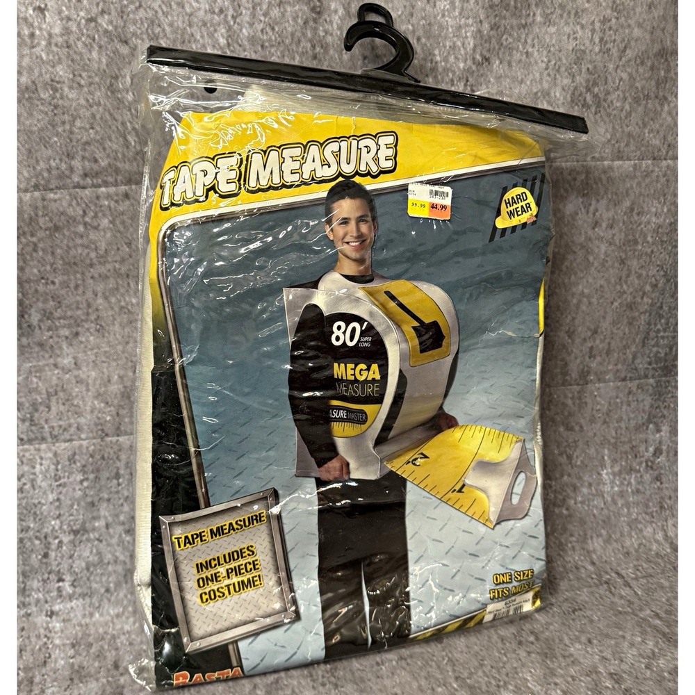 Rasta Imposta Hard Wear Tape Measure One-Piece Unisex Halloween Costume